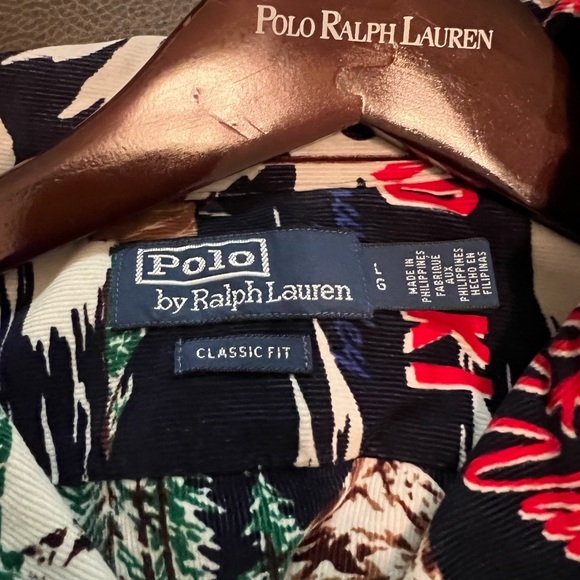Polo Ralph Lauren Sportsman 67 Winter Event Polo Ski Corduroy Shirt Classic Fit - Picture 4 of 11